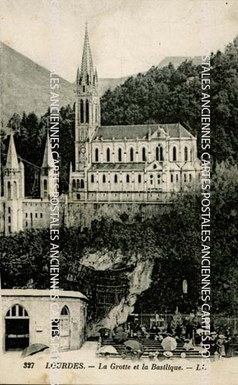 Cartes postales anciennes > CARTES POSTALES > carte postale ancienne > cartes-postales-ancienne.com Occitanie Hautes pyrenees Lourdes