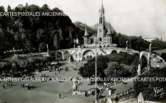 Cartes postales anciennes > CARTES POSTALES > carte postale ancienne > cartes-postales-ancienne.com Occitanie Hautes pyrenees Lourdes