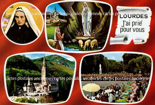 Cartes postales anciennes > CARTES POSTALES > carte postale ancienne > cartes-postales-ancienne.com Occitanie Hautes pyrenees Lourdes