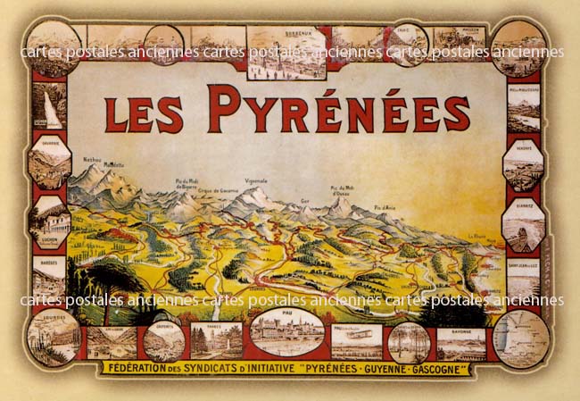 Cartes postales anciennes > CARTES POSTALES > carte postale ancienne > cartes-postales-ancienne.com Occitanie Hautes pyrenees Cauterets