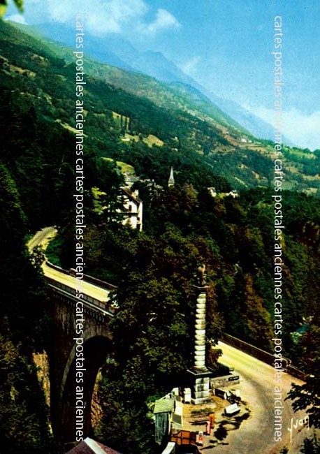 Cartes postales anciennes > CARTES POSTALES > carte postale ancienne > cartes-postales-ancienne.com Occitanie Hautes pyrenees Luz Saint Sauveur