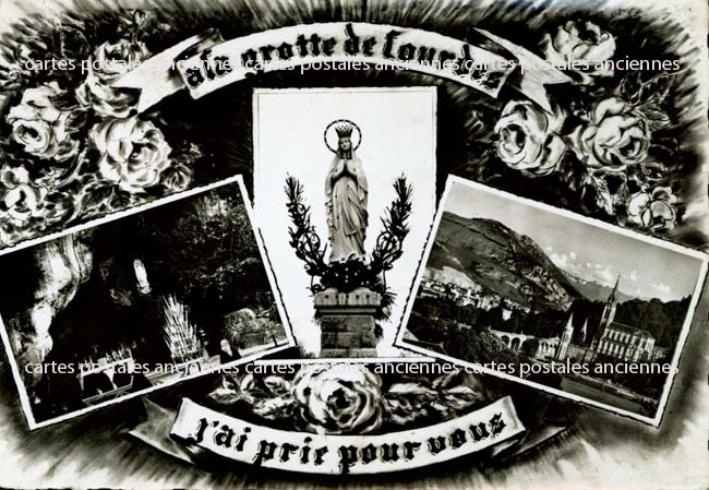 Cartes postales anciennes > CARTES POSTALES > carte postale ancienne > cartes-postales-ancienne.com Occitanie Hautes pyrenees Lourdes