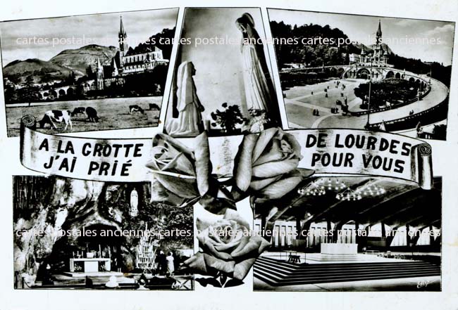 Cartes postales anciennes > CARTES POSTALES > carte postale ancienne > cartes-postales-ancienne.com Occitanie Hautes pyrenees Lourdes