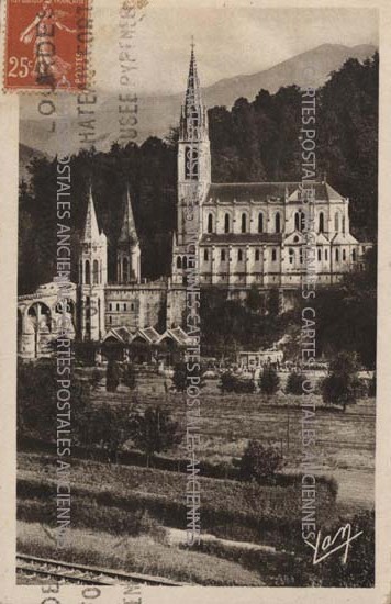 Cartes postales anciennes > CARTES POSTALES > carte postale ancienne > cartes-postales-ancienne.com Occitanie Hautes pyrenees Lourdes