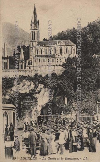 Cartes postales anciennes > CARTES POSTALES > carte postale ancienne > cartes-postales-ancienne.com Occitanie Hautes pyrenees Lourdes