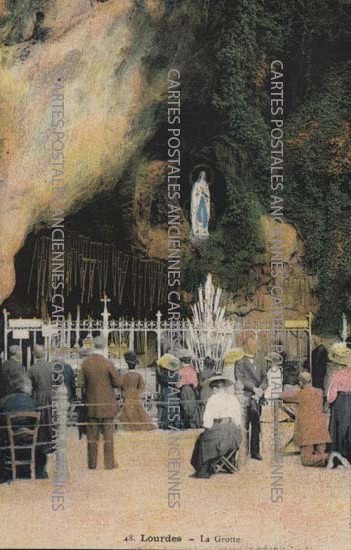 Cartes postales anciennes > CARTES POSTALES > carte postale ancienne > cartes-postales-ancienne.com Occitanie Hautes pyrenees Lourdes