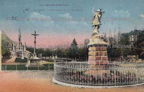 Cartes postales anciennes > CARTES POSTALES > carte postale ancienne > cartes-postales-ancienne.com Occitanie Hautes pyrenees Lourdes