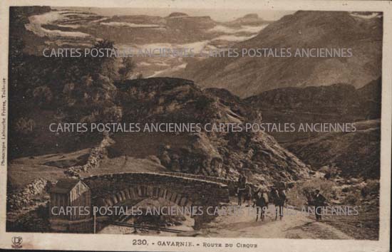 Cartes postales anciennes > CARTES POSTALES > carte postale ancienne > cartes-postales-ancienne.com Occitanie Hautes pyrenees Gavarnie