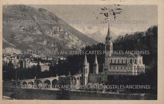 Cartes postales anciennes > CARTES POSTALES > carte postale ancienne > cartes-postales-ancienne.com Occitanie Hautes pyrenees Lourdes