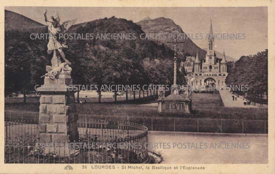 Cartes postales anciennes > CARTES POSTALES > carte postale ancienne > cartes-postales-ancienne.com Occitanie Hautes pyrenees Lourdes