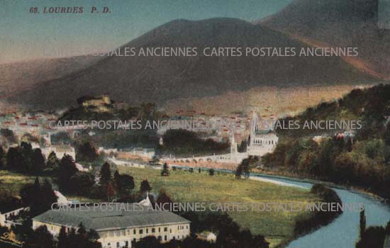 Cartes postales anciennes > CARTES POSTALES > carte postale ancienne > cartes-postales-ancienne.com Occitanie Hautes pyrenees Lourdes