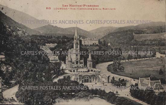Cartes postales anciennes > CARTES POSTALES > carte postale ancienne > cartes-postales-ancienne.com Occitanie Hautes pyrenees Lourdes