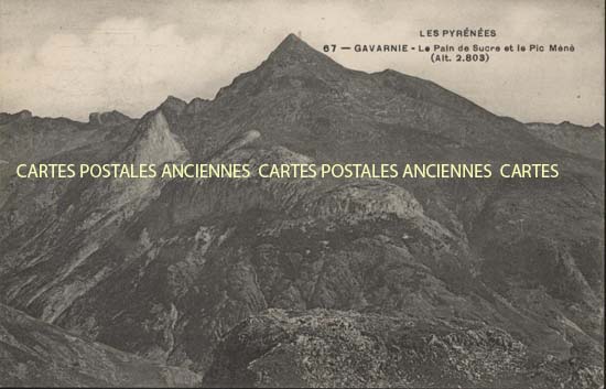 Cartes postales anciennes > CARTES POSTALES > carte postale ancienne > cartes-postales-ancienne.com Occitanie Hautes pyrenees Gedre