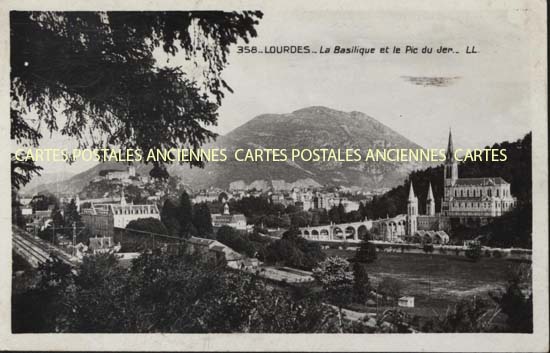 Cartes postales anciennes > CARTES POSTALES > carte postale ancienne > cartes-postales-ancienne.com Occitanie Hautes pyrenees Lourdes