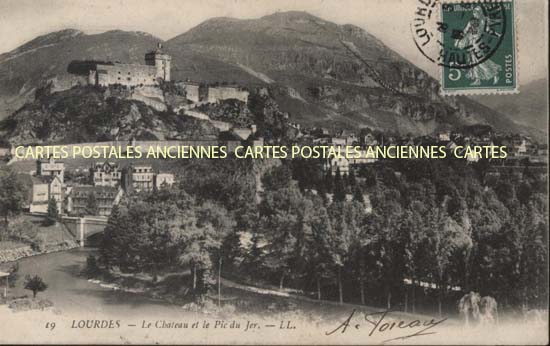 Cartes postales anciennes > CARTES POSTALES > carte postale ancienne > cartes-postales-ancienne.com Occitanie Hautes pyrenees Lourdes