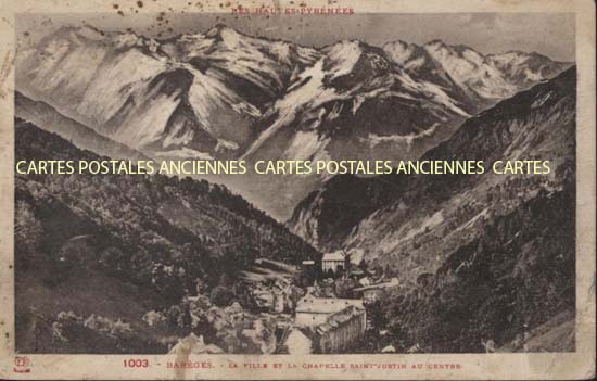 Cartes postales anciennes > CARTES POSTALES > carte postale ancienne > cartes-postales-ancienne.com Occitanie Hautes pyrenees Bareges