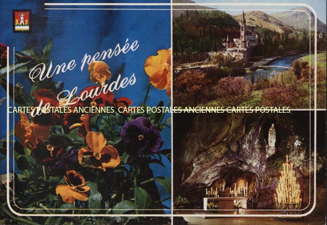 Cartes postales anciennes > CARTES POSTALES > carte postale ancienne > cartes-postales-ancienne.com Occitanie Hautes pyrenees Lourdes
