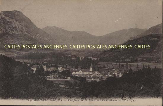 Cartes postales anciennes > CARTES POSTALES > carte postale ancienne > cartes-postales-ancienne.com Occitanie Hautes pyrenees Argeles Gazost