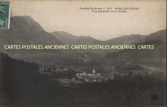 Cartes postales anciennes > CARTES POSTALES > carte postale ancienne > cartes-postales-ancienne.com Occitanie Hautes pyrenees Argeles Gazost