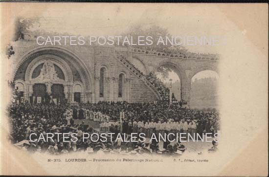 Cartes postales anciennes > CARTES POSTALES > carte postale ancienne > cartes-postales-ancienne.com Occitanie Hautes pyrenees Lourdes