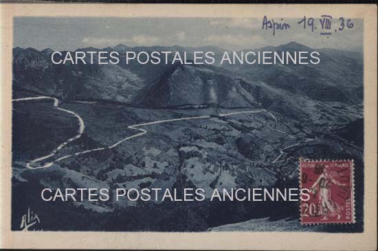 Cartes postales anciennes > CARTES POSTALES > carte postale ancienne > cartes-postales-ancienne.com Occitanie Hautes pyrenees Aspin Aure