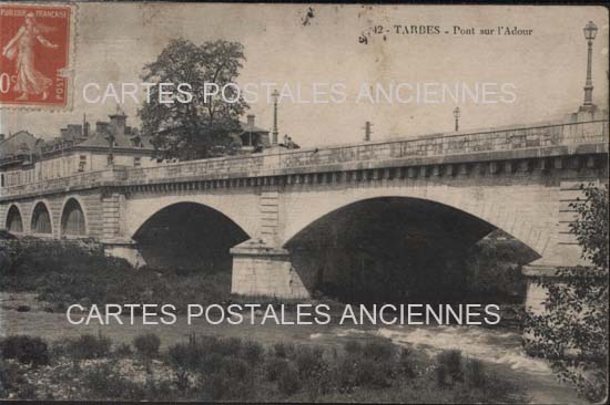 Cartes postales anciennes > CARTES POSTALES > carte postale ancienne > cartes-postales-ancienne.com Occitanie Hautes pyrenees Tarbes