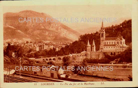 Cartes postales anciennes > CARTES POSTALES > carte postale ancienne > cartes-postales-ancienne.com Occitanie Hautes pyrenees Lourdes