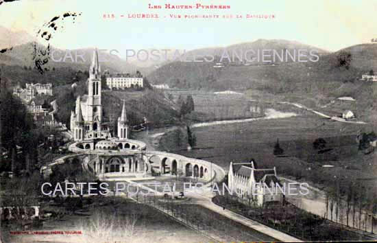 Cartes postales anciennes > CARTES POSTALES > carte postale ancienne > cartes-postales-ancienne.com Occitanie Hautes pyrenees Lourdes