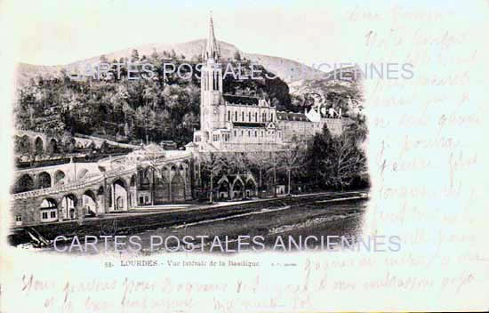 Cartes postales anciennes > CARTES POSTALES > carte postale ancienne > cartes-postales-ancienne.com Occitanie Hautes pyrenees Lourdes