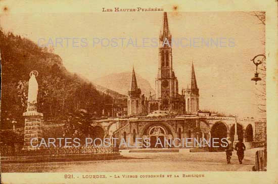 Cartes postales anciennes > CARTES POSTALES > carte postale ancienne > cartes-postales-ancienne.com Occitanie Hautes pyrenees Lourdes