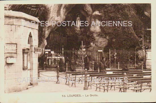 Cartes postales anciennes > CARTES POSTALES > carte postale ancienne > cartes-postales-ancienne.com Occitanie Hautes pyrenees Lourdes