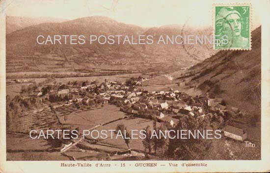Cartes postales anciennes > CARTES POSTALES > carte postale ancienne > cartes-postales-ancienne.com Occitanie Hautes pyrenees Guchen