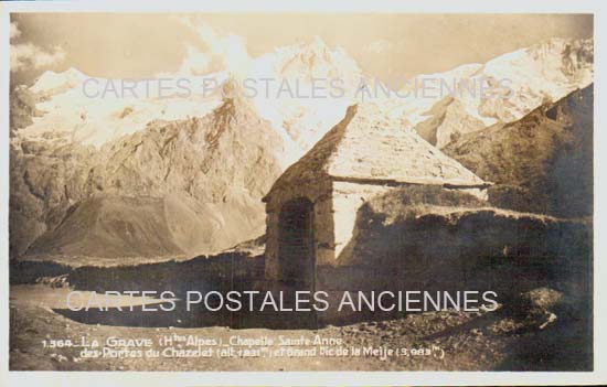 Cartes postales anciennes > CARTES POSTALES > carte postale ancienne > cartes-postales-ancienne.com Provence alpes cote d'azur Hautes alpes La Grave