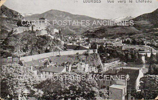 Cartes postales anciennes > CARTES POSTALES > carte postale ancienne > cartes-postales-ancienne.com Occitanie Hautes pyrenees Lourdes
