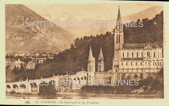 Cartes postales anciennes > CARTES POSTALES > carte postale ancienne > cartes-postales-ancienne.com Occitanie Hautes pyrenees Lourdes