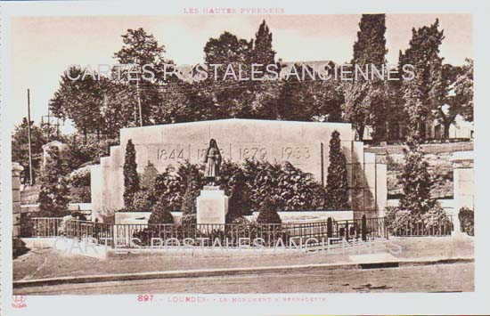 Cartes postales anciennes > CARTES POSTALES > carte postale ancienne > cartes-postales-ancienne.com Occitanie Hautes pyrenees Lourdes