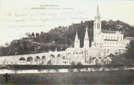 Cartes postales anciennes > CARTES POSTALES > carte postale ancienne > cartes-postales-ancienne.com Occitanie Hautes pyrenees Lourdes