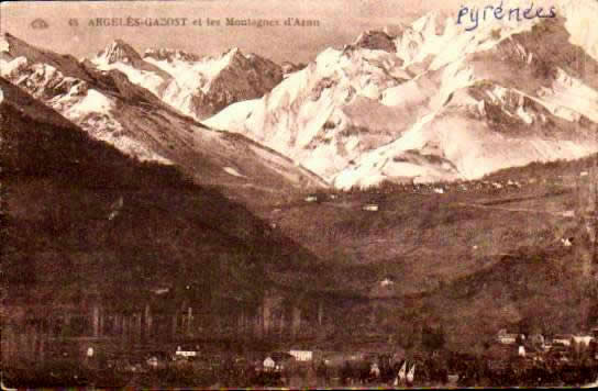 Cartes postales anciennes > CARTES POSTALES > carte postale ancienne > cartes-postales-ancienne.com Occitanie Hautes pyrenees Argeles Gazost