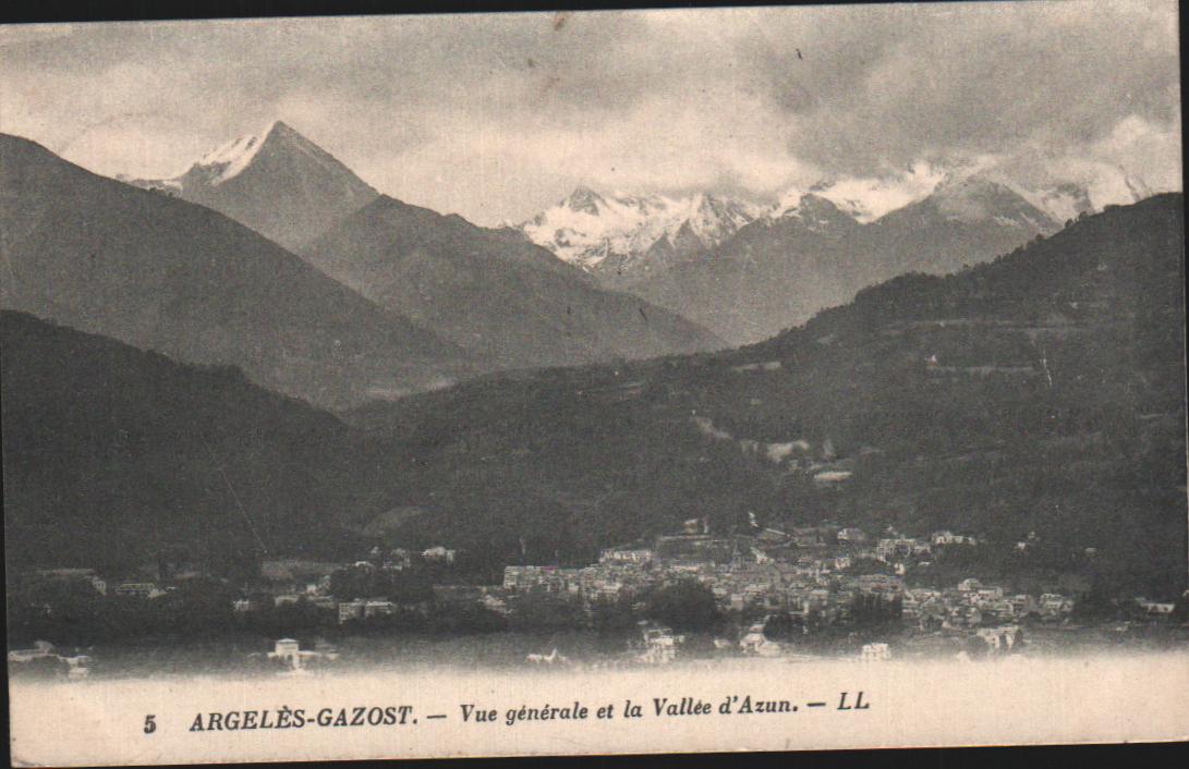 Cartes postales anciennes > CARTES POSTALES > carte postale ancienne > cartes-postales-ancienne.com Occitanie Hautes pyrenees Argeles Gazost