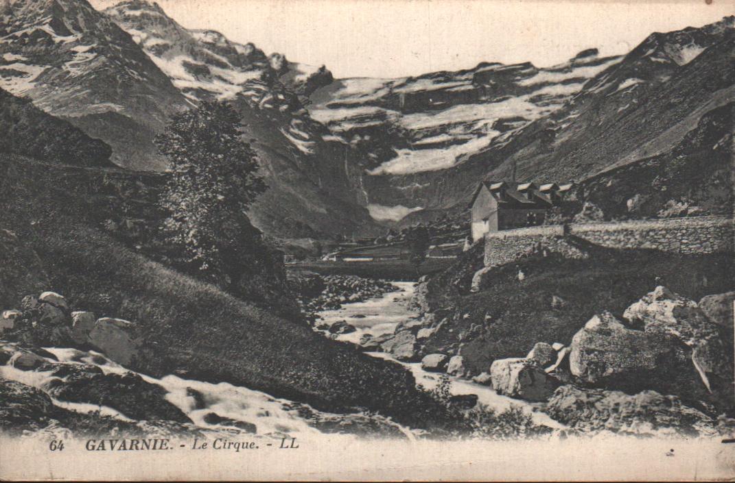 Cartes postales anciennes > CARTES POSTALES > carte postale ancienne > cartes-postales-ancienne.com Occitanie Hautes pyrenees Gavarnie