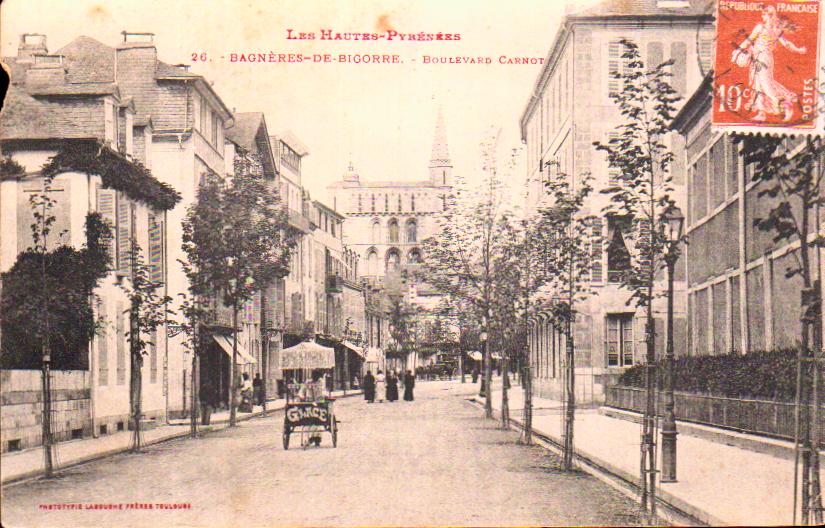 Cartes postales anciennes > CARTES POSTALES > carte postale ancienne > cartes-postales-ancienne.com Occitanie Hautes pyrenees Bagneres De Bigorre