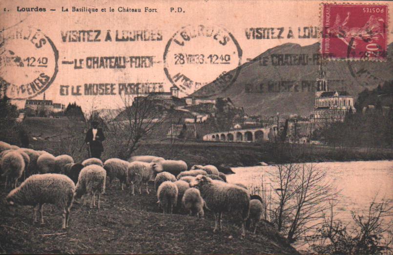 Cartes postales anciennes > CARTES POSTALES > carte postale ancienne > cartes-postales-ancienne.com Hautes pyrenees 65 Lourdes