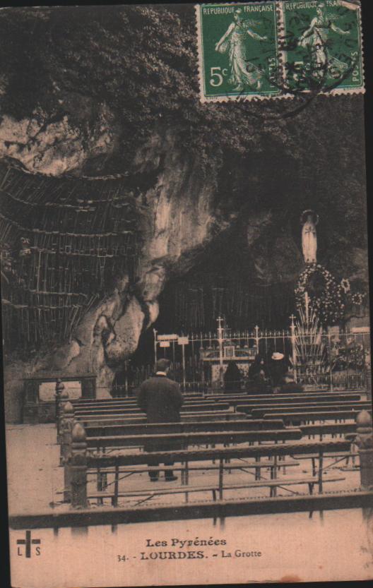 Cartes postales anciennes > CARTES POSTALES > carte postale ancienne > cartes-postales-ancienne.com Occitanie Hautes pyrenees Lourdes
