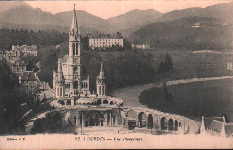 Cartes postales anciennes > CARTES POSTALES > carte postale ancienne > cartes-postales-ancienne.com Hautes pyrenees 65 Lourdes