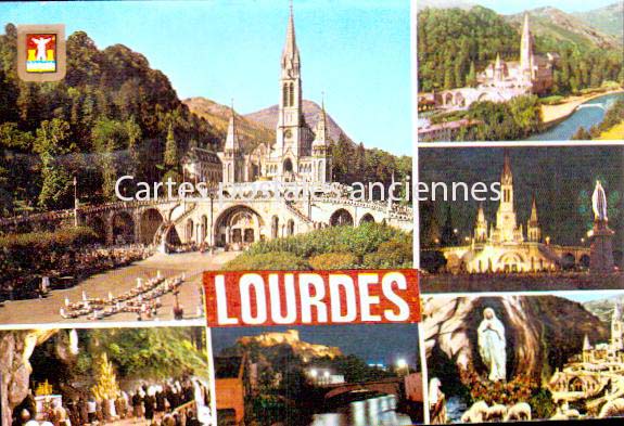 Cartes postales anciennes > CARTES POSTALES > carte postale ancienne > cartes-postales-ancienne.com Occitanie Hautes pyrenees Lourdes