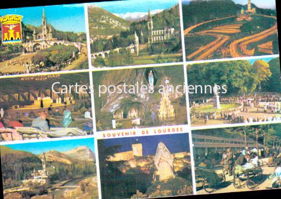 Cartes postales anciennes > CARTES POSTALES > carte postale ancienne > cartes-postales-ancienne.com Occitanie Hautes pyrenees Lourdes