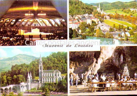 Cartes postales anciennes > CARTES POSTALES > carte postale ancienne > cartes-postales-ancienne.com Occitanie Hautes pyrenees Lourdes