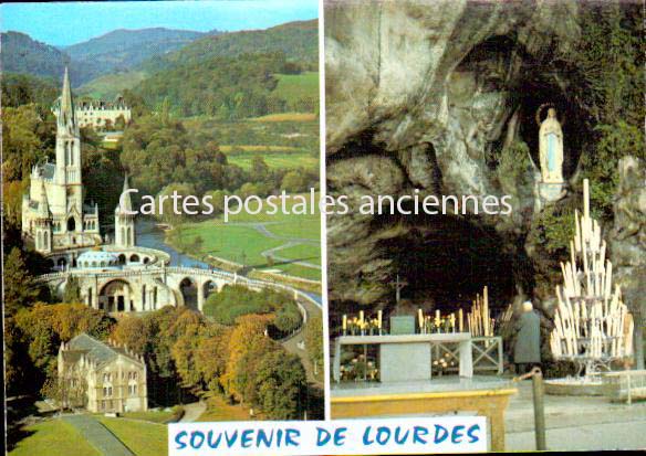 Cartes postales anciennes > CARTES POSTALES > carte postale ancienne > cartes-postales-ancienne.com Occitanie Hautes pyrenees Lourdes