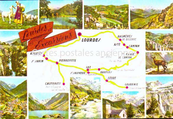 Cartes postales anciennes > CARTES POSTALES > carte postale ancienne > cartes-postales-ancienne.com Occitanie Hautes pyrenees Lourdes