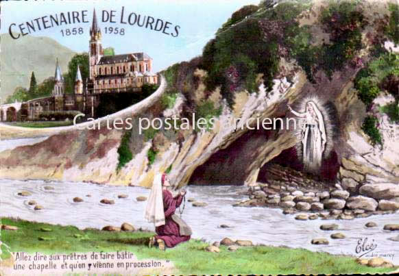 Cartes postales anciennes > CARTES POSTALES > carte postale ancienne > cartes-postales-ancienne.com Occitanie Hautes pyrenees Lourdes